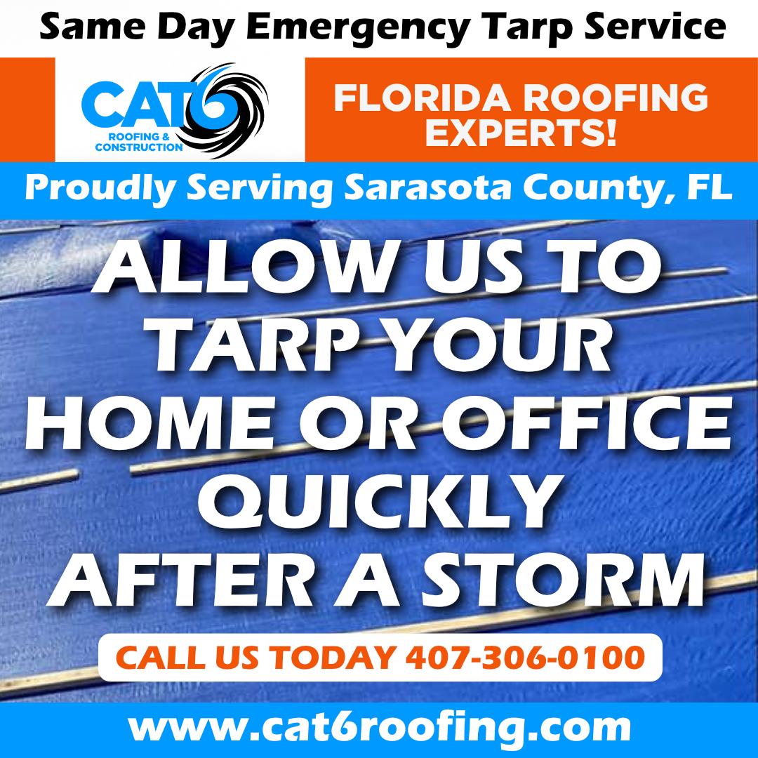 Best Emergency Roof Tarp Service Sarasota County Florida